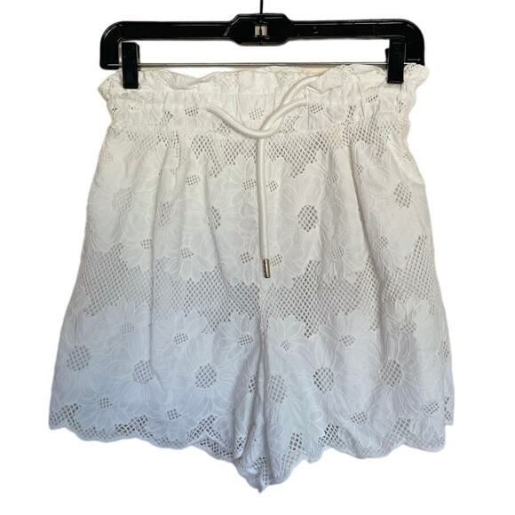 Sandro Adam Embroidered Lace Shorts - Picture 2 of 5